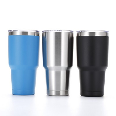 30 Oz. Multi-Colored Stainless Steel Tumbler