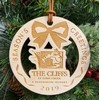 Genuine Wooden Custom Laser Cut Ornament - 3.5"