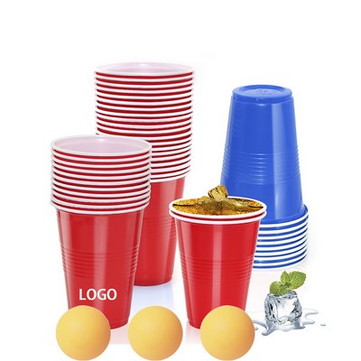 16oz Double Wall Disposable Plastic Cup