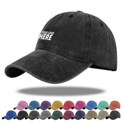 Garment Washed Superior Cotton Baseball Cap