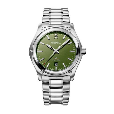 Ebel Men's 1911 Watch w/Green Dial