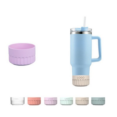 Silicone Anti-Slip Tumblers Bottom Sleeve Cover