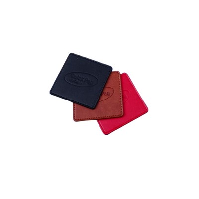 PU Leather Insulated Square Coaster