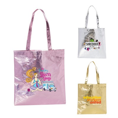 Full Color Metallic Tote