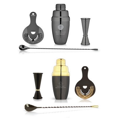 Gunmetal Mixologist Barware Set by Viski®