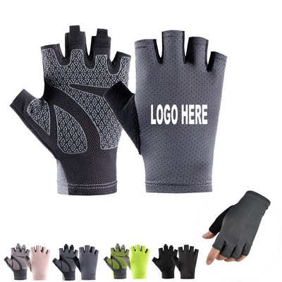 Skidproof Fingerless Sports Gloves