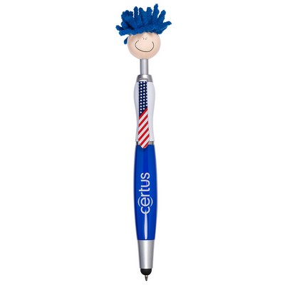 Patriotic MopToppers® Screen Cleaner with Stylus Pen