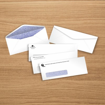 #10 - Standard 2/2 Window Envelopes with Security Tint