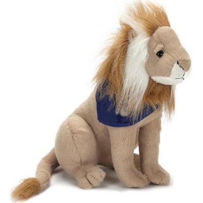 12" Sitting Lion Stuffed Animal