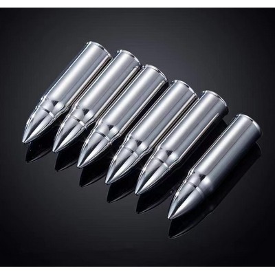 Silver #14 Bullet Shape Stainless Steel Metal Ice Cube