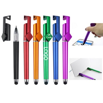 Multifunctional 3 in 1 Phone Holder Touch Ballpoint Pen