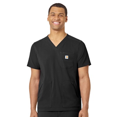 Carhartt Scrubs - Rugged Flex Peak - Men's Modern Fit 5-Pocket V-Neck Top