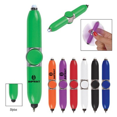 Fidget Spinning Pen with LED Light