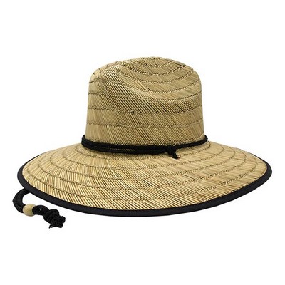 Mega Cap™ Lifeguard Straw Hat w/Print