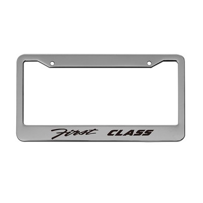 Foreign trade United States license plate frame