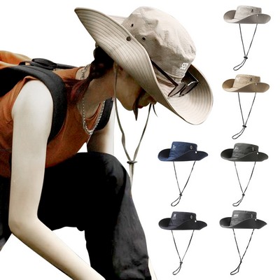 Large Brim Sun-shading Bucket Hat