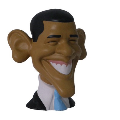 Barack Obama Head with Smile Stress Ball