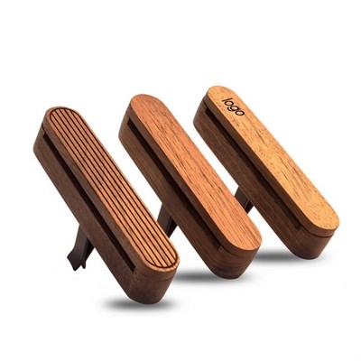 Ventscent Wood Car Air Freshener With Scent Diffuser