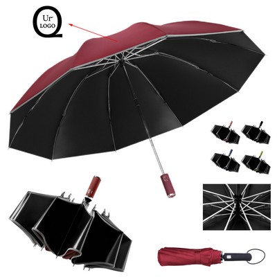 Automatic Tri-Folding Umbrella