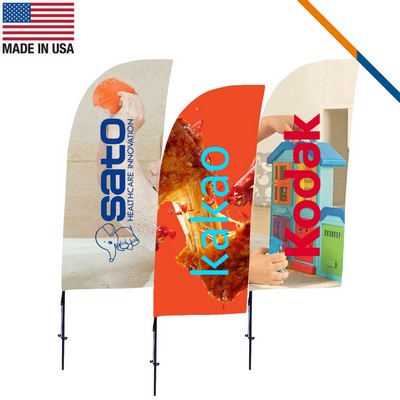 7' Fovie Double-Sided Straight Flag