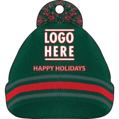 Full Color Acrylic Ornaments - Green Hat