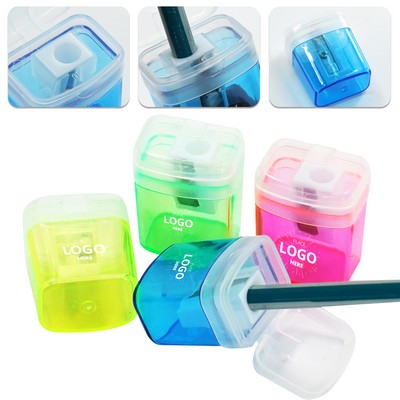 Square Translucent Pencil Sharpener