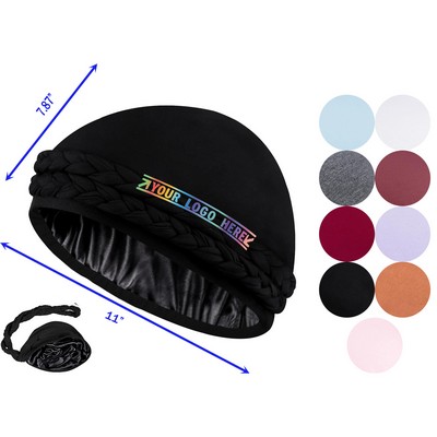 Satin Lined Turban Hat for Women Men