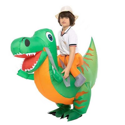 Dinosaur Mount Riding Inflatable Costume- In Stock