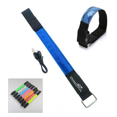 PVC Rechargeable LED Armband