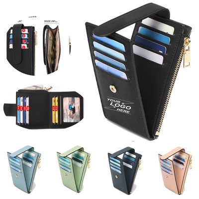 Women's RFID Blocking Slim Card Holder Wallet