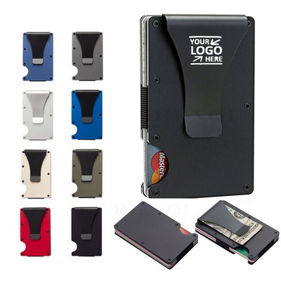 RFID Blocking Aluminium Alloy Credit Card Clip