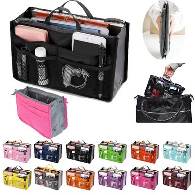 Multi-Pocket Portable Organizer Bag with Handles