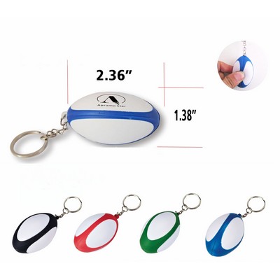 Football Stress Reliever Key Chain