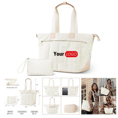 Tote Bag with Laptop Compartment