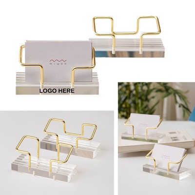 Acrylic Business Card Holder for Desk