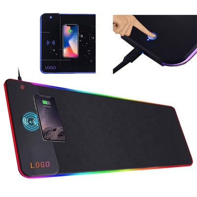 Luminous Wireless Charging Mouse Pad