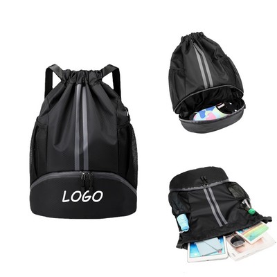 High Capacity Fitness Drawstring Backpack