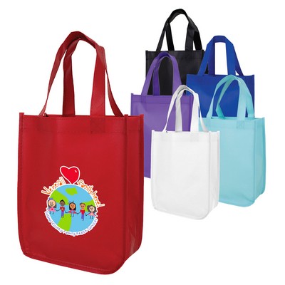 Laminated 110+GSM Non-Woven Small Matte Tote