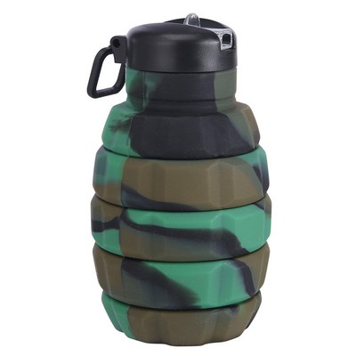 Creative Grenade-Shaped Silicone Water Bottle