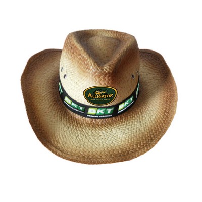 Cowboy Hat with Hatband & Patch