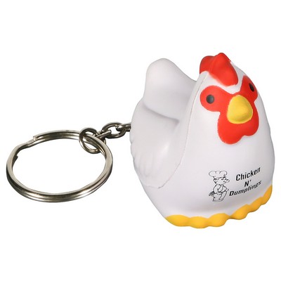 Chicken Stress Reliever Key Chain