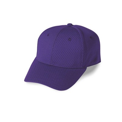 6 Panel Poly Athletic Jersey Mesh Cap