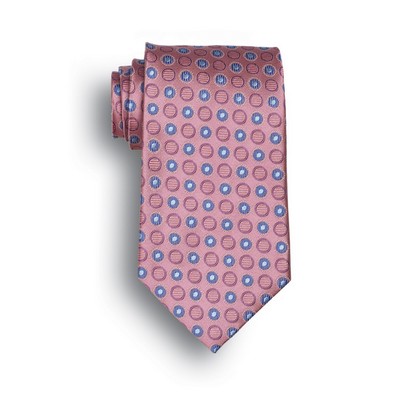 Discontinued - Pink Ellison Bay Woven Silk Tie