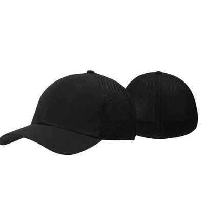 Heavy Chino Cap w/Double-Layer Mesh Back