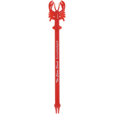 6.5" Lobster Stirrer with 1 Color Imprint