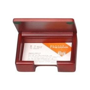 Rosewood Business Card Box