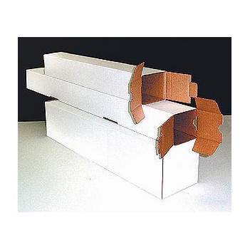 EZ Tuck Square Tube Corrugated Mailer Box (5"x5"x25")