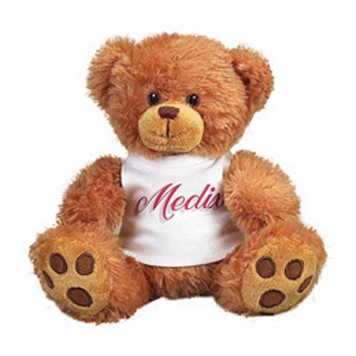 7" Parker Brown Bear Stuffed Animal w/T-Shirt (7")