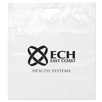 18W x 20H x 4 Die Cut Handle Bag - Flexo Ink Print