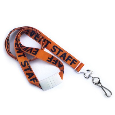 5/8" Dye Sublimated Breakaway Lanyard (Event Staff)